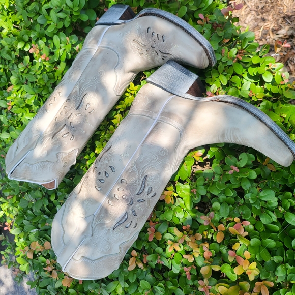 TANNERS MARK NWOT Womens 7 Gray Western Cowboy Boots - Picture 7 of 11